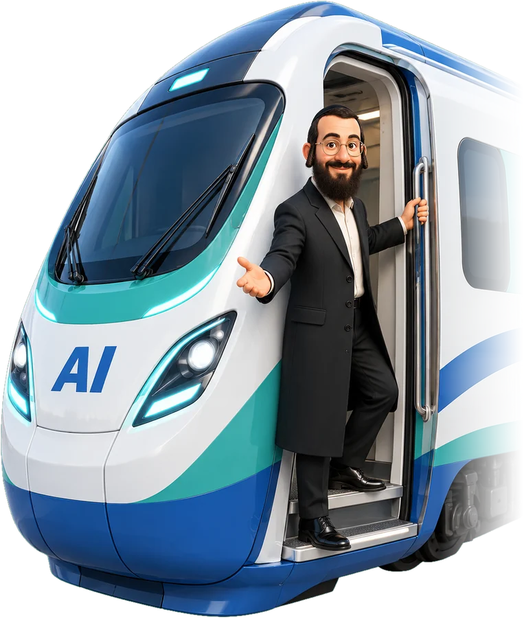 הדמותג של SHWADRON.AI מזמין לעלות על רכבת ה-AI